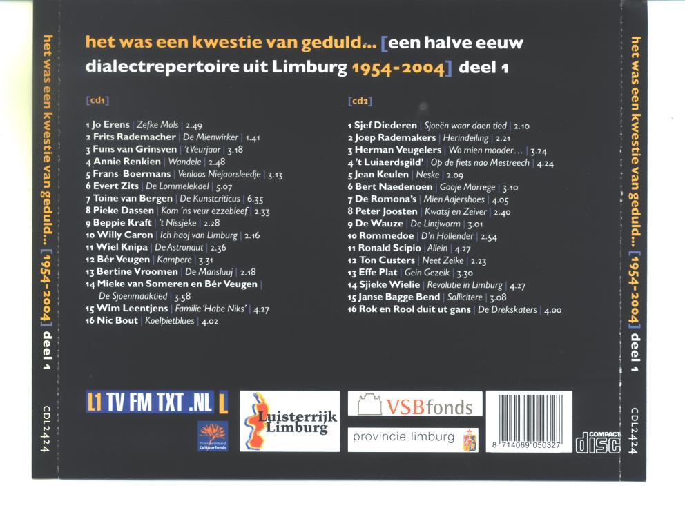 Een Halve Eeuw Limburgs : Back